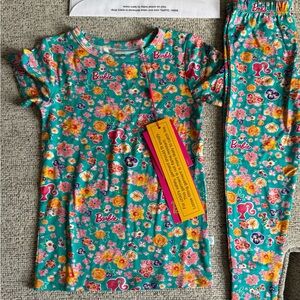 Posh Peanut Malibu Barbie Floral pajamas